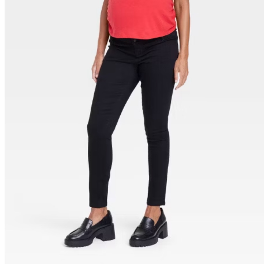 Isabel Maternity Black Skinny Jeans